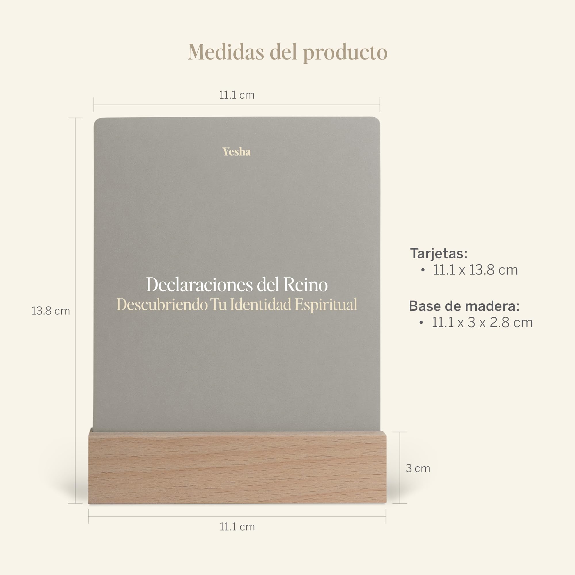 Yesha Set de Tarjetas Cristianas con Versículos y Afirmaciones para Mujeres – 52 Tarjetas Diarias para Oración, Meditación y Crecimiento Espiritual – Regalo Espiritual, Positivo y Motivador