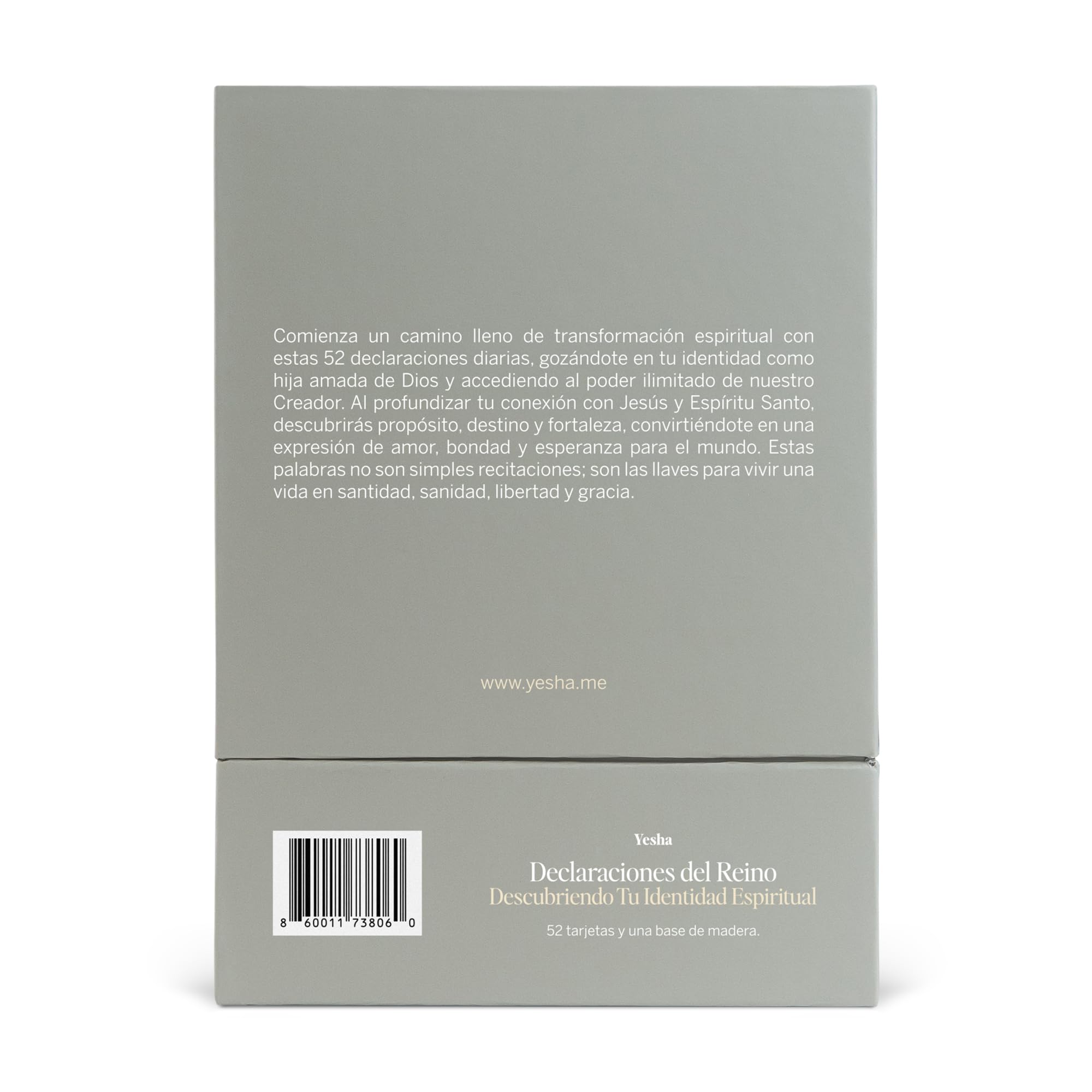 Yesha Set de Tarjetas Cristianas con Versículos y Afirmaciones para Mujeres – 52 Tarjetas Diarias para Oración, Meditación y Crecimiento Espiritual – Regalo Espiritual, Positivo y Motivador